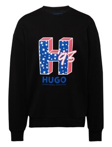 HUGO Sportisks džemperis 'Neasyo' zils / sarkans / melns / balts