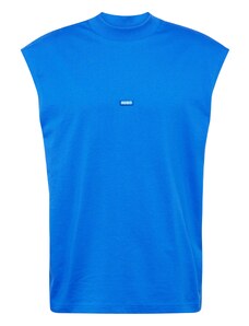 HUGO T-Krekls 'Navertz' karaliski zils / balts