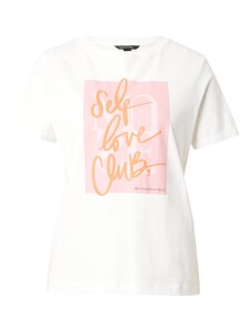 COMMA T-Krekls mandarīnu / pasteļrozā / gaiši rozā / balts