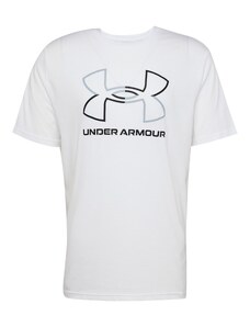 UNDER ARMOUR Sporta krekls 'Foundation' pelēks / melns / balts
