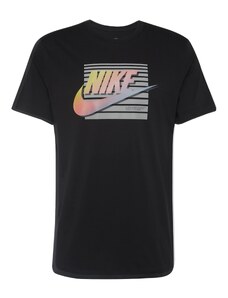 Nike Sportswear T-Krekls 'FUTURA' gaiši pelēks / koraļļu / melns