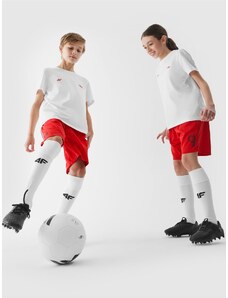 4F Bērnu futbola t-krekls 4F x Robert Lewandowski - balts
