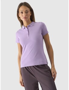 4F Sieviešu polo krekls slim - violets