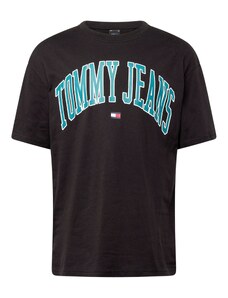 Tommy Jeans T-Krekls 'Varsity' tumši zils / debeszils / melns / balts