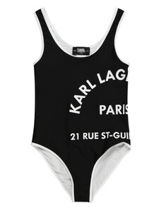 Karl Lagerfeld Peldkostīms melns / balts