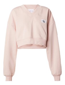 Calvin Klein Jeans Sportisks džemperis rožkrāsas / melns / balts