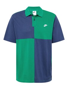 Nike Sportswear T-Krekls 'CLUB' tumši zils / niedru / balts