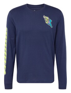 UNDER ARMOUR Sporta krekls 'RUN EVERYWHERE' tumši zils / debeszils / citronkrāsas / balts