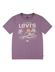LEVI'S  T-Krekls cementpelēks / lillā / oranžs / sarkans