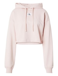 Calvin Klein Jeans Sportisks džemperis rožkrāsas / melns / balts