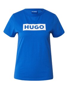 HUGO T-Krekls 'Classic' karaliski zils / balts