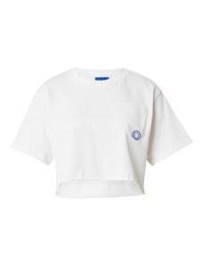 HUGO T-Krekls 'Darondia' karaliski zils / balts