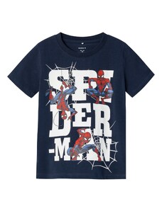NAME IT T-Krekls 'MAKAN SPIDERMAN' safīra / tumši zils / sarkans / balts