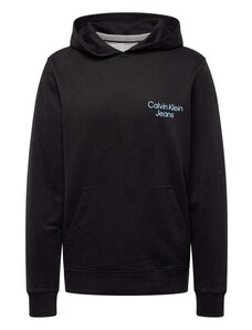 Calvin Klein Jeans Sportisks džemperis debeszils / tumši pelēks / melns / balts