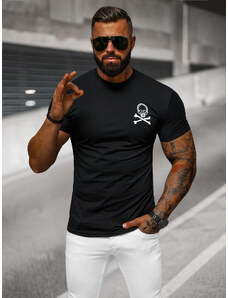 Vīriešu t-krekls melns OZONEE NB/MT3066
