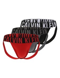 Calvin Klein Underwear Biksītes 'Intense Power' pelēks / sarkans / melns / balts
