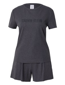 Calvin Klein Underwear Pidžama ar šortiem 'Intense Power' raibi pelēks