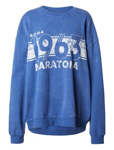 TOPSHOP Sportisks džemperis '1863 Maratona' zils / balts