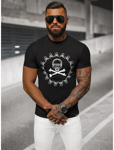 Vīriešu t-krekls melns OZONEE NB/MT3068
