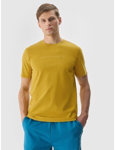 4F Vīriešu t-krekls ar apdruku - dzeltens