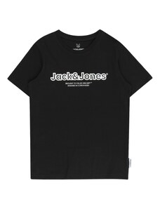 Jack & Jones Junior T-Krekls 'LAKEWOOD' melns / balts