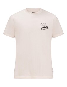 JACK WOLFSKIN Sporta krekls 'Discover' bēšs / melns