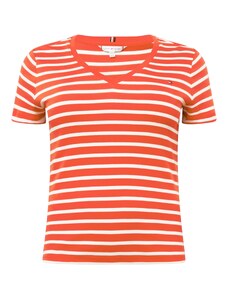 Tommy Hilfiger Curve T-Krekls oranžsarkans / balts