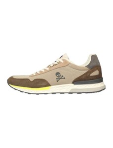 Scalpers Zemie brīvā laika apavi 'Harry Sneakers ' bēšs / brūns / dzeltens / pelēks / balts