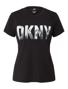 DKNY T-Krekls 'SKYLINE' melns / balts
