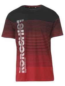 KOROSHI T-Krekls sarkans / melns / balts
