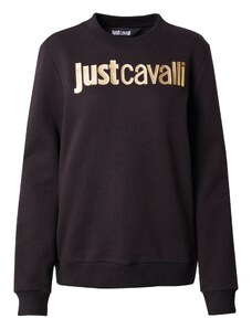 Just Cavalli Sportisks džemperis zelts / melns