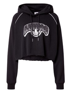 ADIDAS ORIGINALS Sportisks džemperis melns / balts