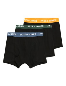 Jack & Jones Junior Apakšbikses 'Gab' karaliski zils / tumši zaļa / oranžs / melns