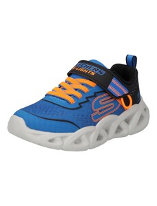 SKECHERS Brīvā laika apavi 'TWISTY BRIGHTS 2.0' karaliski zils / oranžs / melns