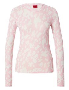 HUGO T-Krekls 'Diralina' rožkrāsas / gandrīz balts