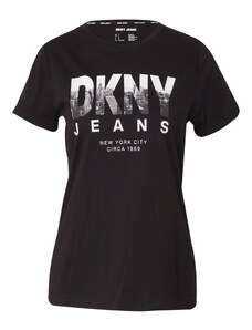 DKNY T-Krekls pelēks / melns / balts