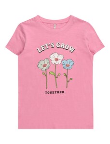 KIDS ONLY T-Krekls 'BONE' debeszils / rozīgs / melns / balts