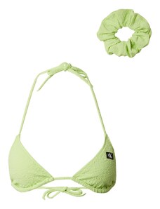 Calvin Klein Swimwear Bikini augšdaļa gaiši zaļš
