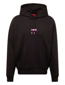 HUGO Sportisks džemperis 'Dreezes' debeszils / gaiši rozā / melns