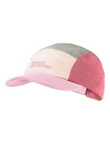 JACK WOLFSKIN Sporta cepure 'WIVID' tumši zaļa / rožkrāsas / rozīgs / pasteļrozā