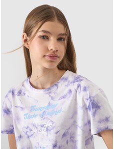 4F Meiteņu t-krekls ar apdruku - daudzkrāsu