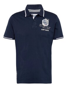 CAMP DAVID T-Krekls zils / tumši zils / balts