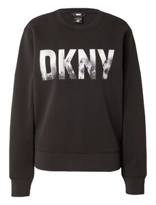 DKNY Sportisks džemperis 'SKYLINE' pelēks / melns / balts