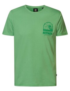 Petrol Industries T-Krekls zaļš / gaiši zaļš