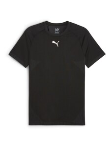 PUMA Sporta krekls melns / balts