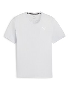PUMA Sporta krekls gaiši pelēks / melns / gandrīz balts