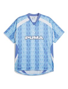 PUMA Sportiska stila krekls debeszils / debeszils / melns / balts