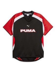 PUMA Sportiska stila krekls sarkans / melns / balts