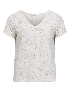 OBJECT T-Krekls 'FEODORA' dabīgi balts