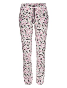 VIVANCE Pidžamas bikses 'Dreams' pelēks / rožkrāsas / melns / balts